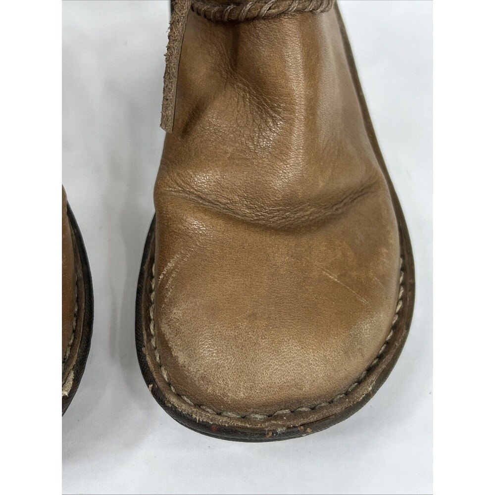 Ugg Boots Women 5 Caspia Ankle Short Sheepskin Winter Brown Leather Lace Up 1932 - Picture 7 of 15